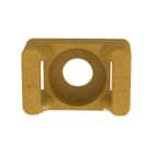 Panduit - Embase berceau;Attache 4,8mm max.;vis M4;PEEK Marron translucide;Cdt.100