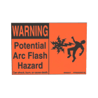 Panduit - Adhesive Sign, Polyester, 'Warning Arc F