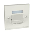 Panduit - Bezel Kit, 86x86mm, UK, Off White