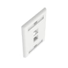Panduit - NK 2-port, single gang, flush mount face