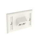 Panduit - NK 2-port, single gang, sloped horizonta