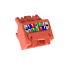 Panduit - Cat5e Up/Down 45 Degree TG Wirecap, Red,