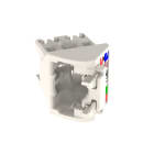 Panduit - Capuchon de fil coudé à 45° pour module jack Cat 6A UTP TG,blanc cassé,Qté:10