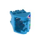 Panduit - Capuchon de fil coudé à 45° pour module jack Cat 6A UTP TG,bleu,Qté:10