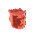Panduit - Capuchon de fil coudé à 45° pour module jack Cat 6A UTP TG,Rouge,Qté:10