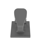 Panduit - Latching Wire Clip, Adh., .50" (12.7mm)