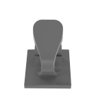 Panduit - Latching Wire Clip, Adh., .50" (12.7mm)