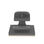 Panduit - Latching Wire Clip, Adh., .25" (6.4mm)