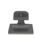 Panduit - Latching Wire Clip, Adh., .25" (6.4mm)