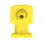 Panduit - Embase à rivet profil surbaissé;Perçage à 5,0;Jaune;Cdt.1000