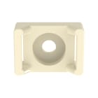 Panduit - Embase berceau;Attaches jusqu'à 7,6mm;PA 6.6 Naturel Ivoire;vis M4;Cdt.100