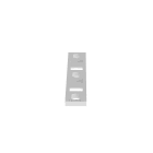 Panduit - Plaque multi-Attaches à visser;2 faisceaux;76,2mm;vis M5;PA 6.6 Naturel;Cdt100