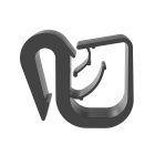 Panduit - Clip bord de tole de 4mm max;diamètre faisceau 4-9mm;acetal Noir;Cdt1000