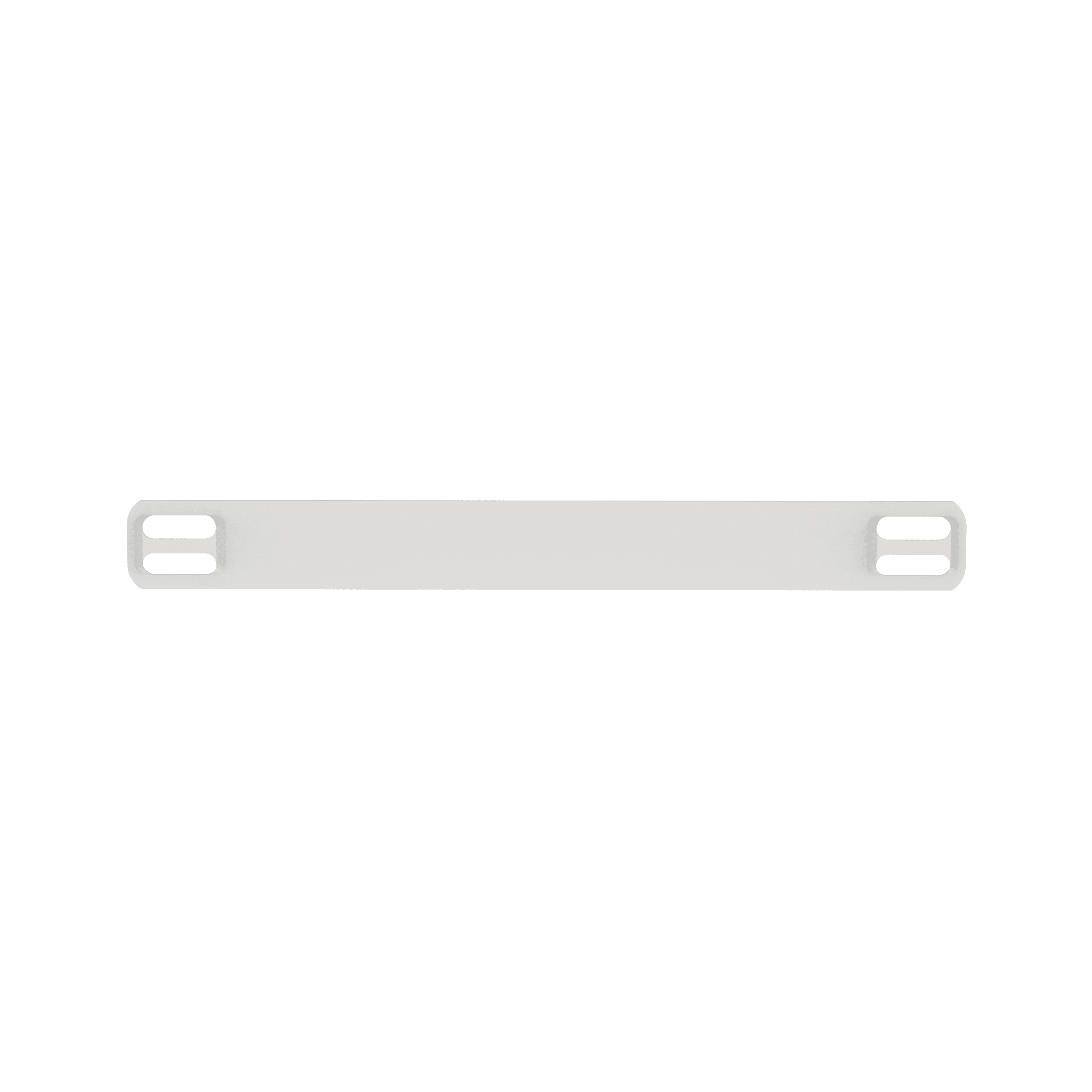 Panduit - Plaque identification inox 304;rectangulaire;4 trous;89x10x0.25mm;compatible emb