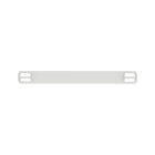 Panduit - Plaque identification inox 304;rectangulaire;4 trous;89x10x0.25mm;compatible emb