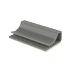 Panduit - Clip adh (H27,7) pour câble plat de toutes largeurs;Gris;PVC;Cdt.100