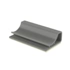 Panduit - Clip adh (H27,7) pour câble plat de toutes largeurs;Gris;PVC;Cdt.100