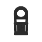 Panduit - Embase 4 voies à ?illet;Attache jusqu'à 4,8mm;PA 6.6 Noir UV;Vis M4;Cdt.1000