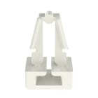 Panduit - Embase encliquetable polyamide;Epaisseur 3,2mm;PA 6.6;Naturel;Cdt.100