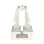 Panduit - Embase encliquetable polyamide;Epaisseur 3,2mm;PA 6.6;Naturel;Cdt.100