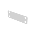 Panduit - Plaque de marquage en polyamide;63,5 mm x 19,1 mm;Naturel;Cdt.100