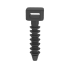 Panduit - Embase à cheville;polyamide résistant aux chocs et UV;perçage 4,8mm;Noir;Cdt.100