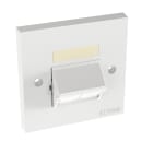 Panduit - NK 2-port, single gang, sloped, shuttere
