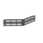 Panduit - Patch Panel, 48 Port, Angled, All Metal,