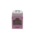 Panduit - Module jack avec cadre de montage Mini-Com? UTP RJ45,Cat 6A,TG,Mauve,Qté:24