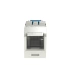 Panduit - Module jack Mini-Com? UTP RJ45 Cat 6A,TG,Obturé,Blanc cassé,Qté:1