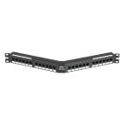 Panduit - Punchdown Patch Panel, Cat 6A, Angled, 2