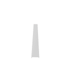 Panduit - Couvercle de goulotte;film protec.;PVC blanc;6 pieds(1,80m)x57,2mm;Cdt.6 pieds