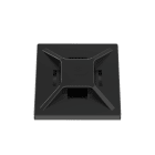 Panduit - Embase adhésive haute température;4 voies;19,1x19,1mm;ABS;Noir UV;Cdt.100