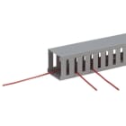 Panduit - Slotted Duct, PVC,.5"X4"X6',LGRY