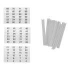 Panduit - 12-position label kit for 72-port patch