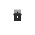 Panduit - Cantilever Bracket 6", BL, Panduit Wire