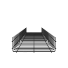 Panduit - Wire Basket 4" H x 12" W , Black Powdere