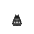 Panduit - Wire Basket 2" H x 4" W, Black Powdered