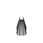 Panduit - Wire Basket 4" H x 4" W, Black Powdered