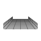 Panduit - Wire Basket 4" H x 24" W, Black Powdered