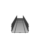 Panduit - Wire Basket 4" H x 8" W, Black Powdered
