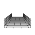 Panduit - Wire Basket 6" H x 18" W, Black Powdered