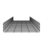 Panduit - Wire Basket 6" H x 24" W, Black Powdered