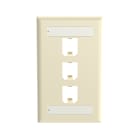 Panduit - Faceplate, 3 Port, Single Gang, Classic,