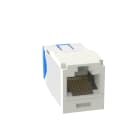 Panduit - Module jack Mini-Com? UTP RJ45 Cat 6A TG, résistant à la corrosion,Blanc,Qté:1