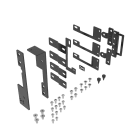 Panduit - FlexFusion? S-Type Door Hinge Kit, Bla