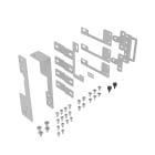 Panduit - FlexFusion? S-Type Door Hinge Kit, Whi