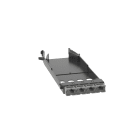 Panduit - HD Flex 4-Port MPO Adapter Panel, Gray k