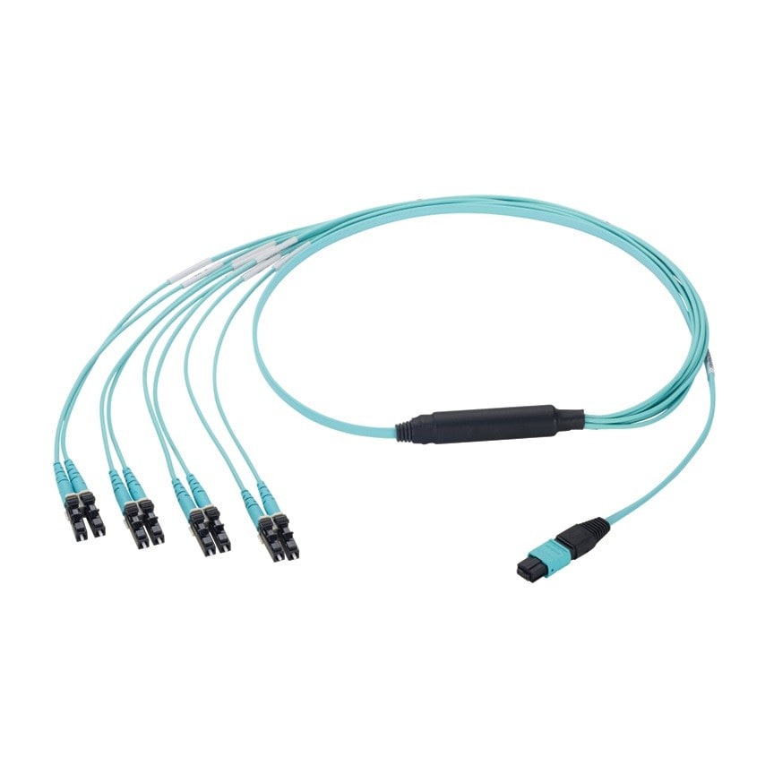 Panduit - OM4 8f Harness OFNP MPO F/LC Dup 61cm Fa