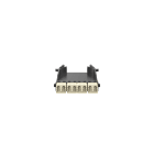 Panduit - HD Flex 4-port LC Adapter Panel, Ivory a